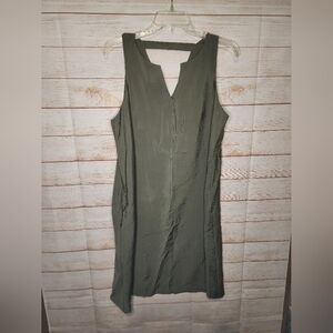 Banana Republic Khaki Sleeveless Dress